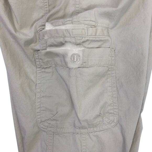 COLUMBIA Cotton Cargo Pant Women 12 Hiking Travel Outdoor Gorpcore Grunge Baggy - Picture 6 of 10